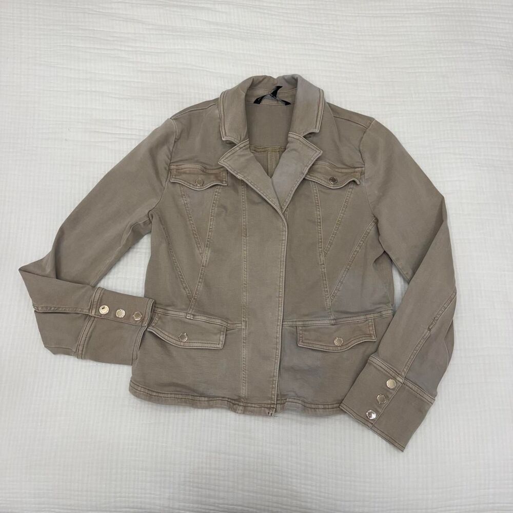 white house black market tan jacket